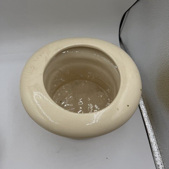 Vintage American Bisque Magic Hat Bunny Rabbit In Yellow Hat Cookie Jar 50s 60s - Picture 7 of 8